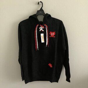 Pennant Men Sweatshirt Sz L Black